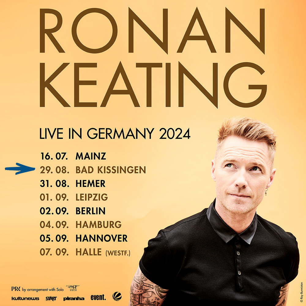 Ronan Keating Live in Germany 2024 DEPRO